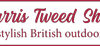 Harris Tweed Hose, Brown Herringbone