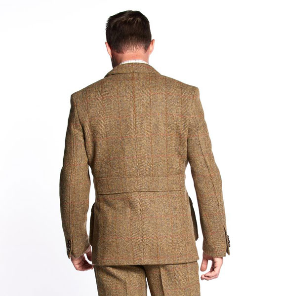 Harris Tweed Sakko, Callum Utility Jacket - Mustard