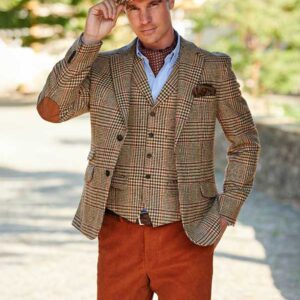 Harris Tweed Sakko ''London'' Im Scottish Check