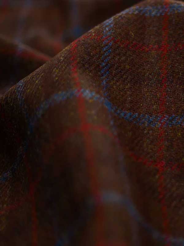 Harris Tweed Weste ''Wales'' In Lord's Overcheck