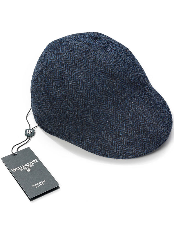 Harris Tweed Pet 610 Blau Herringbone