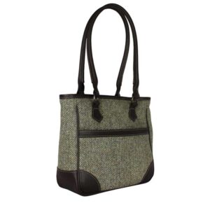 Harris Tweed  Shire Long Handled Bag Lovat