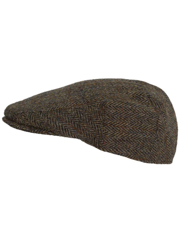 Klassische Harris Tweed Mütze