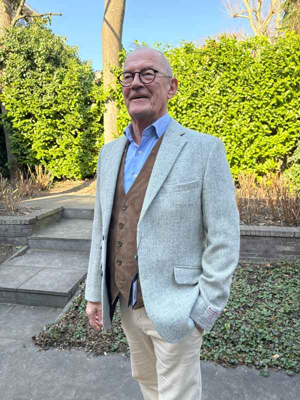 Harris Tweed Sakko London In Light Grey