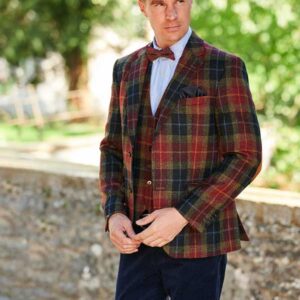 Harris Tweed Sakko ''London'' In Check Of Island