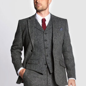 Harris Tweed Sakko, Patrick Jacket - Charcoal