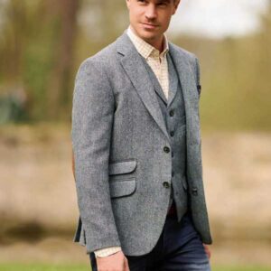 Harris Tweed Sakko ''London'' In Tweed Of Water