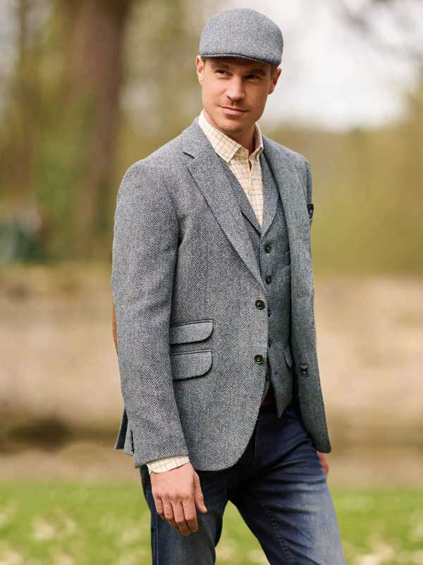 Harris Tweed Sakko ''London'' In Tweed Of Water