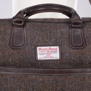 Arran Briefcase Tweed Brown