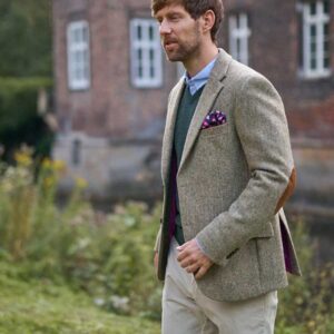 Harris Tweed Sakko ''London'' In Multigreen