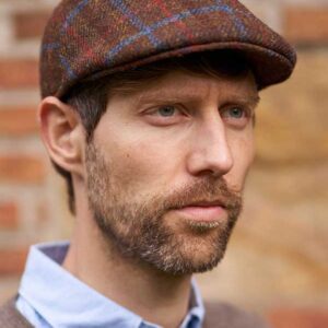 Harris Tweed Pet 672 Brown Overcheck