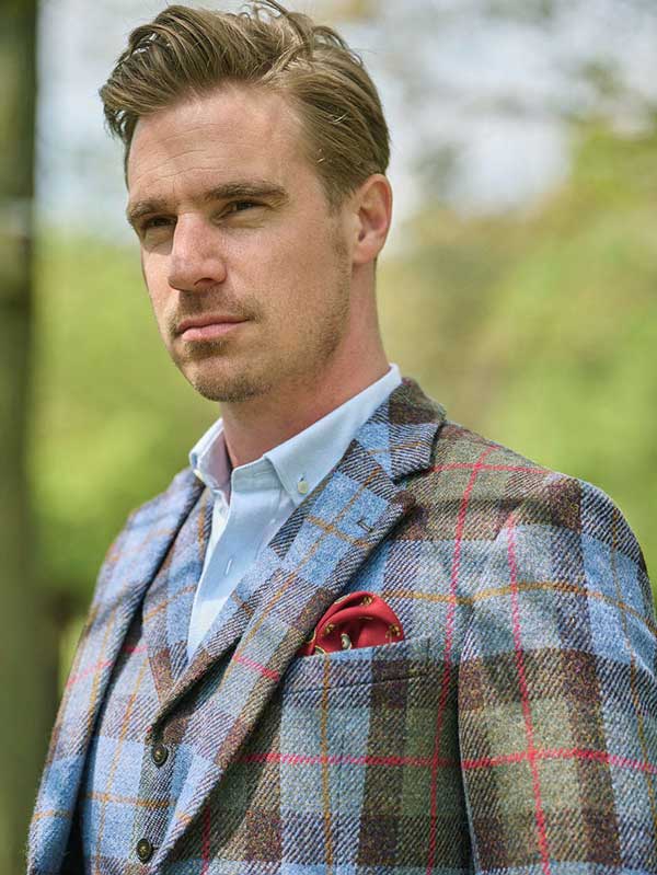 Harris Tweed Sakko im Highland Check