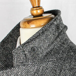 Harris Tweed Sakko, Callum Utility Jacket - Charcoal