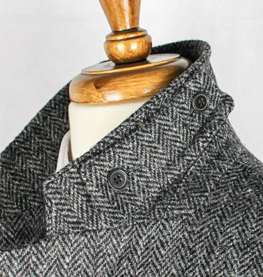 Harris Tweed Sakko, Callum Utility Jacket - Charcoal