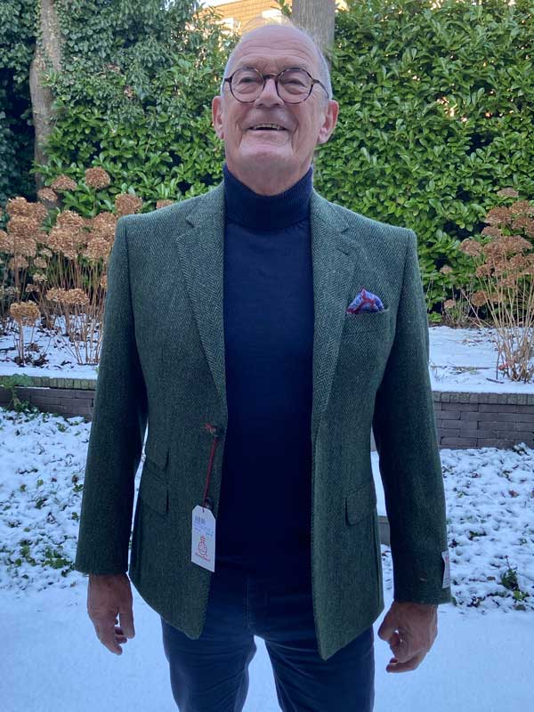 Harris Tweed Sakko Duke's Forest Green Herringbone