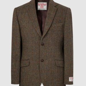 Harris Tweed Sakko, Patrick Jacket - Brown