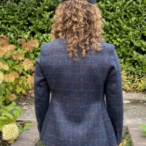 Harris Tweed Damen Sakko Scottish Blue