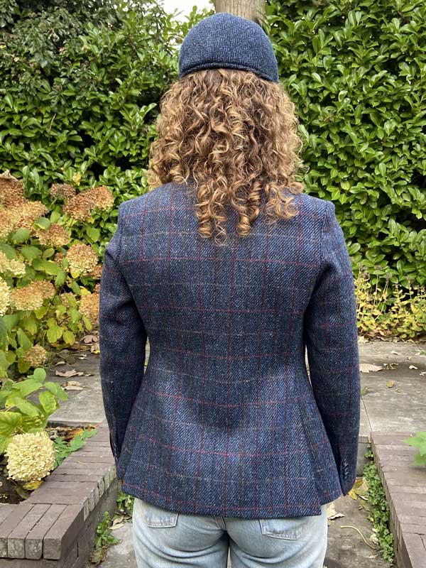 Harris Tweed Damen Sakko Scottish Blue