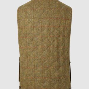 Harris Tweed Gilet, Bodywarmer MUSTARD