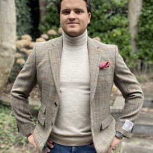 Harris Tweed Sakko Duke's Forest Im Walnut Check