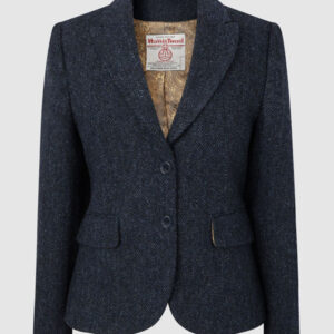 Harris Tweed Jacket Tammy Navy Herringbone