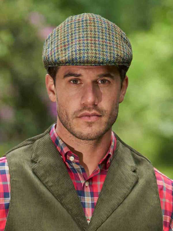Harris Tweed Cap Henry im Green Castle