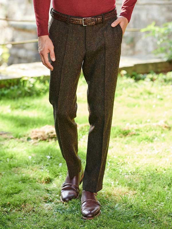 Mr. Miller - Harris Tweed Hose In Multicolor