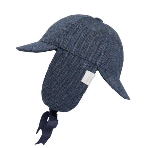 Harris Tweed Deerstalker Hut Watson Mitternachtsblau