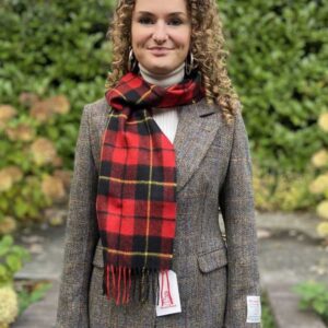 Harris Tweed Blazer in Green-Blue Herringbone