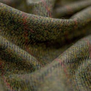 Harris Tweed Sakko ''London'' In Green Overcheck