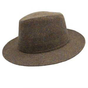 Harris Tweed Hut Braun Mix