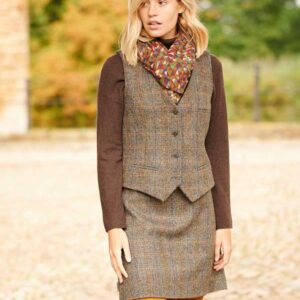 Bleistiftrock aus Harris Tweed 631