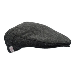 Flat Cap Harris Tweed Oakmoor Gun Metal