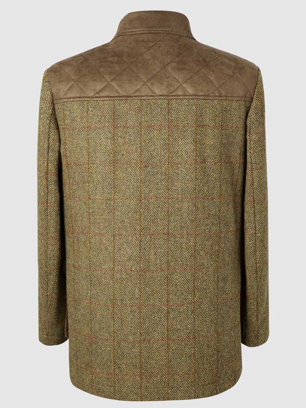 Harris Tweed Field Coat, Boyd Coat - Mustard