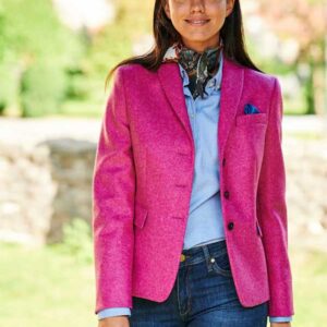 Harris Tweed Blazer ''Ladiesclub'' In Pink