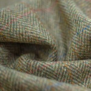 Bleistiftrock Aus Harris Tweed In Light Green