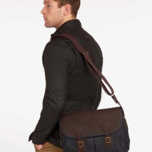 Barbour Tasche Wax Leather Tarras Navy