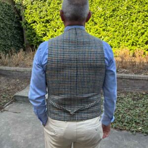 Harris Tweed Weste ''Wales'' In Cream Cocktail