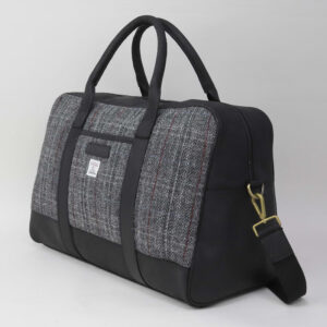 Grey Harris Tweed Holdall