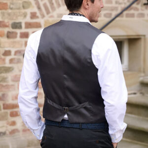 Harris Tweed Weste ''Tailor'' In Charcoal