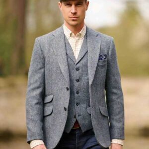 Harris Tweed Sakko ''London'' In Tweed Of Water