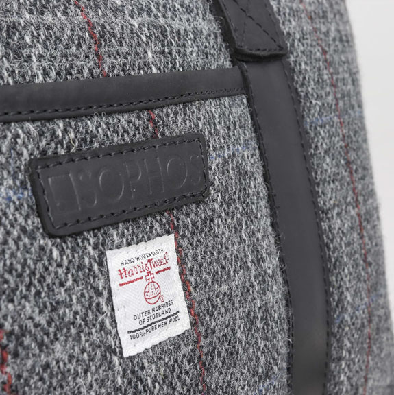 Grey Harris Tweed Holdall