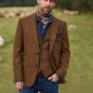 Harris Tweed Sakko ''London'' In Country Classic