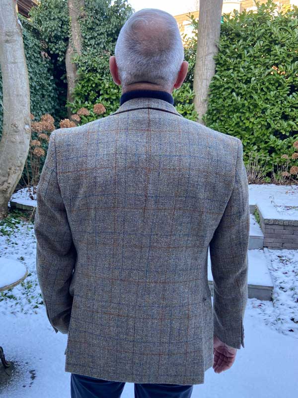 Harris Tweed Sakko Duke's Forest Im Walnut Check