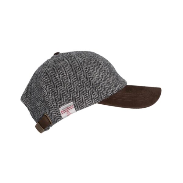 Harris Tweed Cap, Light Grey 601