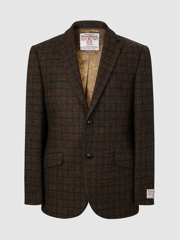 Harris Tweed Colbert, Patrick Jacket - Brown Multi