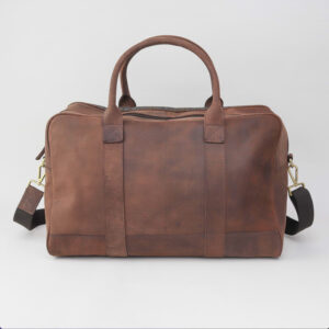 Brown Harris Tweed Holdall