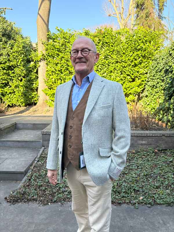 Harris Tweed Sakko London In Light Grey