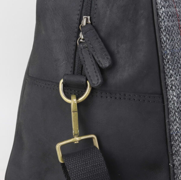 Grey Harris Tweed Holdall