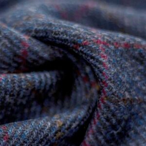 Harris Tweed Damenmantel '' Emilia'' In Scottish Blue